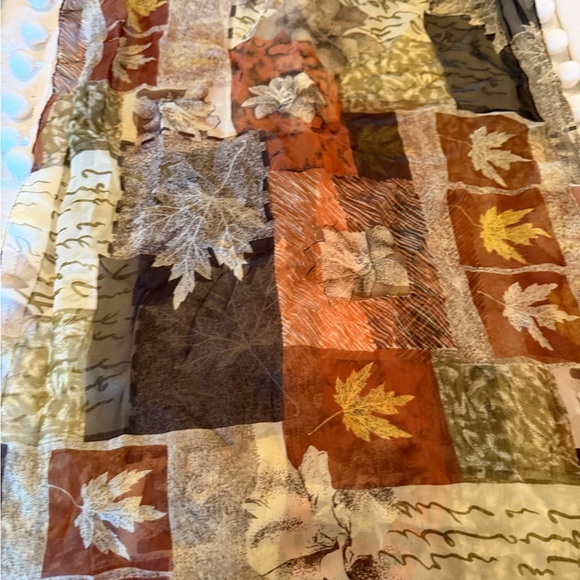 Multicolor Patterned Scarf - Picture 2 of 2